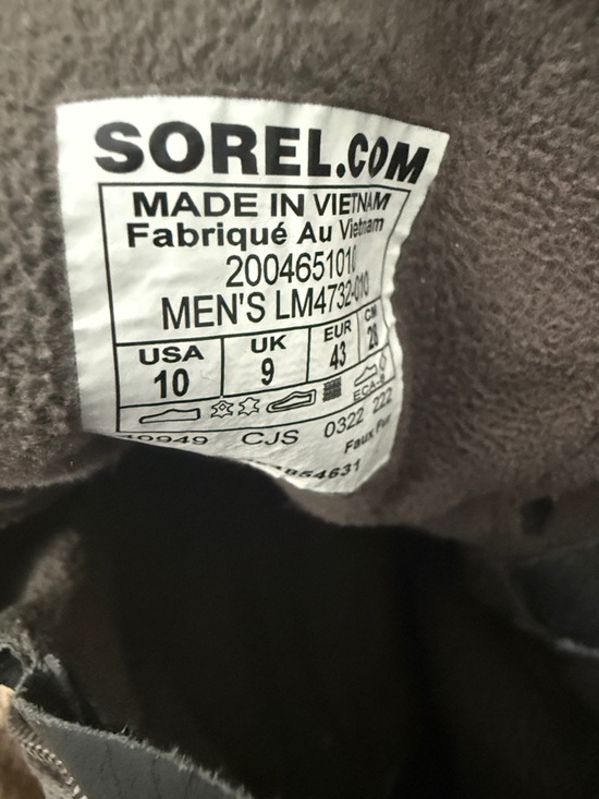 Sorel Gray Suede Lace-Up Side-Zip Combat Boots main image 8